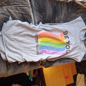 A Grey pride tank top